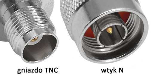 RF anténny adaptér TNC/gn-N/wt 50Ohm