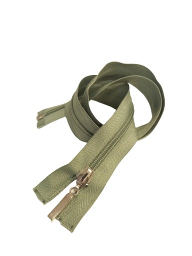 Šnúrka zips 70cm ZELENÁ