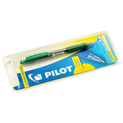 Automatické pero olej Super Grip, Pilot green