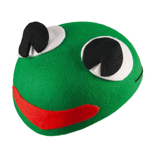 PLSTENÝ ŽABIČKOVÝ KLOBÚK, ZELENÉ PLSTENÉ ŽABKY