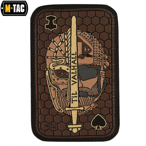 Nášivka na suchý zips TIL VALHALL ACE PRE WALHALL VIKING M-TAC JACQUARD Coyote