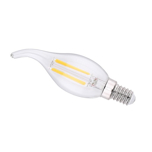 E14 LED žiarovka 4W 470lm 4000K plameňové vlákno