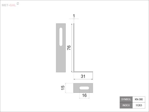 Uhol nábytku 75*30*15*1,0