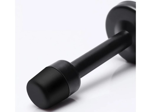 NÁRAZ NÁRAZ ZARÁŽKA ZARÁŽKA DVERÍ ČIERNA OCEL 76mm*38mm