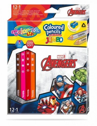 COLORINO JUMBO AVENGERS FARBA CUŽKY 91413