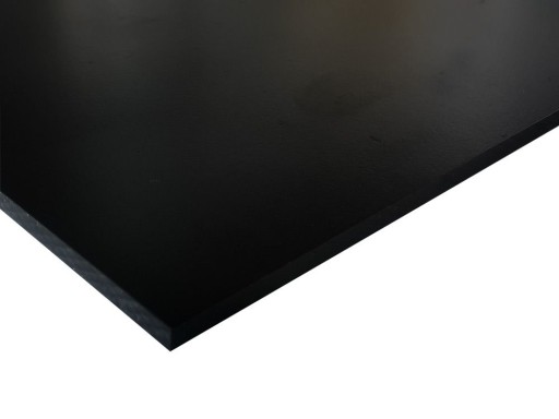 ABS čierny molet 500x500 2 mm materiál dosky farba