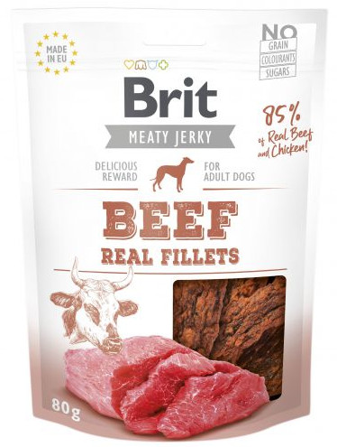 BRIT HOVÄDZIE FILETKY HOVÄDZIA POCHRANKA PRE PSOV 80g