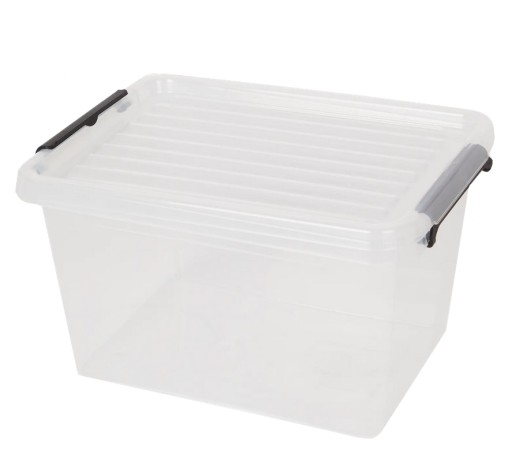 ZÁSOBNÁ NÁDOBKA S VÍKOM PLASTOVÝ ORGANIZÁTOR 29x19x19
