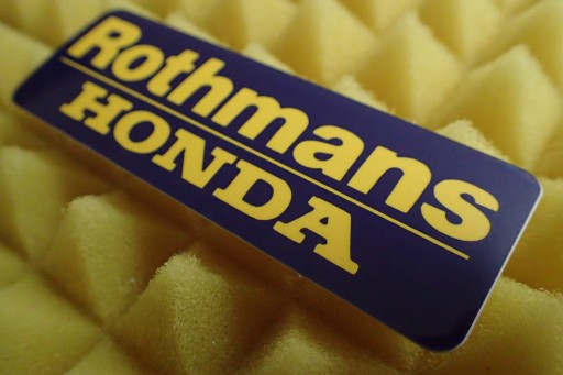 NÁLEPKA HONDA ROTHMANS NÁLEPKA 8,8 x 3 cm