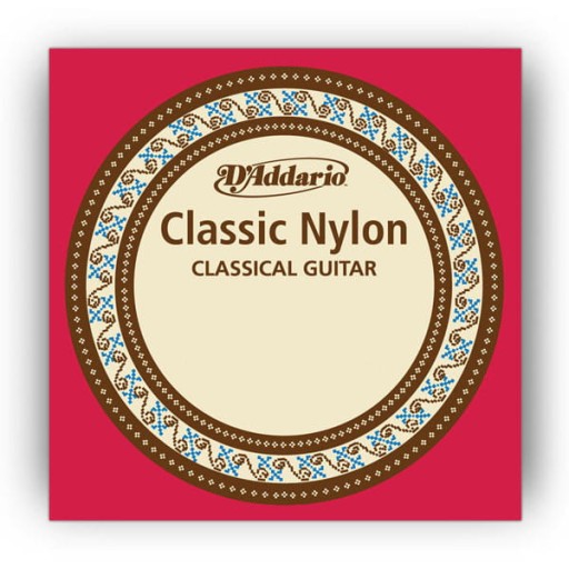 Jednostrunová klasická gitara E6 D'Addario