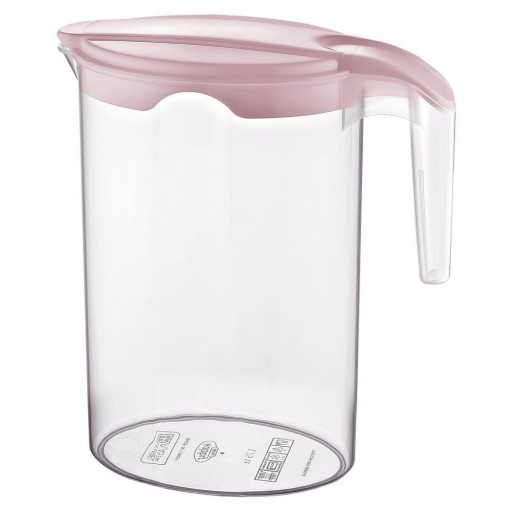 Džbán na nápoje, voda, džús, kompót, plast, s vrchnákom, 1,75L