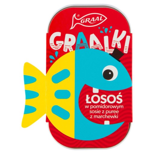 GRAAL Graalki Losos v paradajkovej omáčke s mrkvovým pyré 110 g