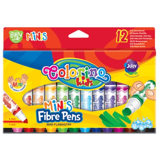 COLORINO mini školské fixky, 12 farieb