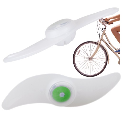 LED SVETLO NA BICYKEL NA KRYTE SPÚŠOK KOLESA