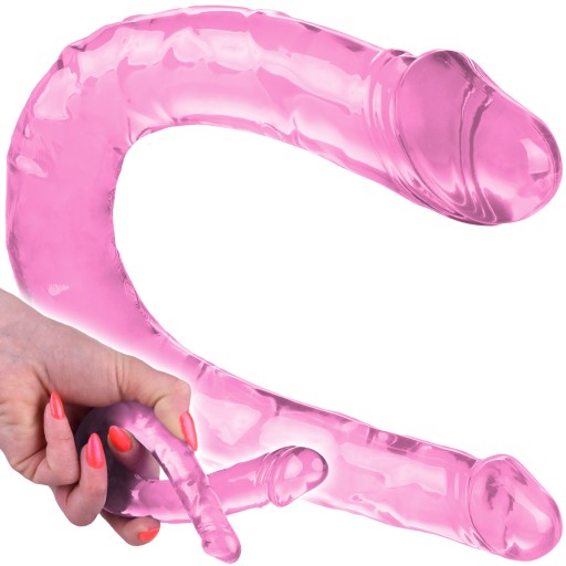 OBOJSTRANNÝ GÉLOVÝ PENIS Super pohladí obe dierky