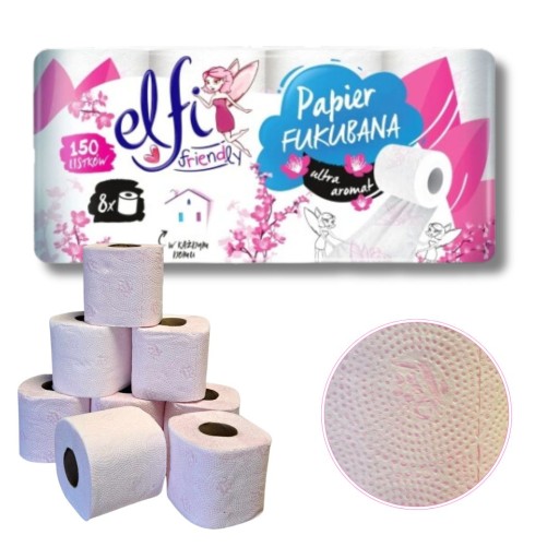 Toaletný papier Elfi Friendly Fakubana 8 roliek