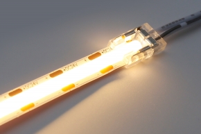 KONEKTOR PRE LED COB PÁS 8mm + káblová ZÁPADKA