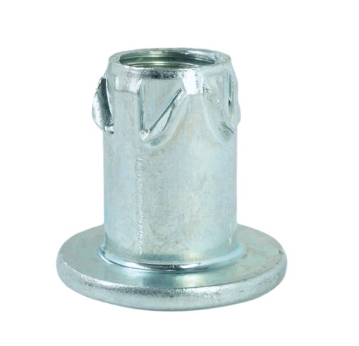 10x zásuvka M8 x 16mm s golierom, tepaná nábytková vložka do dreva, nožičky