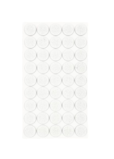 Samolepiace plstené podložky ⌀ 14mm bal. 45 ks