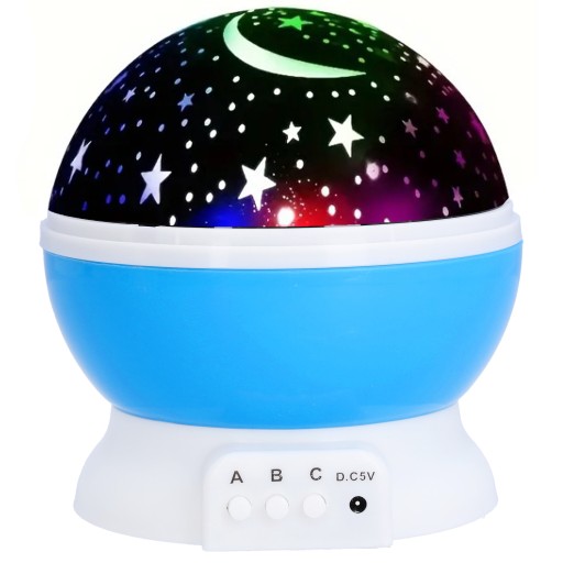 PROJEKTOR MOON SKY STAR OTOČNÝ PROJEKTOR NOČNEJ LAMPY PRE DIEŤA