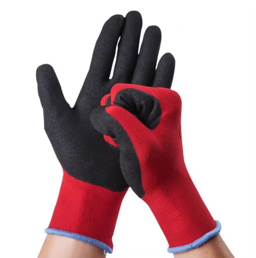 RUKAVICE LATEXOVÉ PRACOVNÉ RUKAVICE PORE LATEXOVÉ záhradné SILNÉ 12 PÁROV r 7