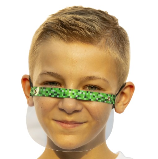 MINI VISOR MASKA PRE DETI DO ŠKOLY 12 veľ.
