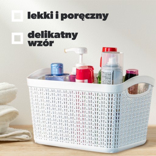 PLASTOVÝ KOŠÍK NÁDOBA 6,6L FARBY