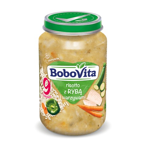 BoboVita Rizoto s rybami a zeleninou - 190g