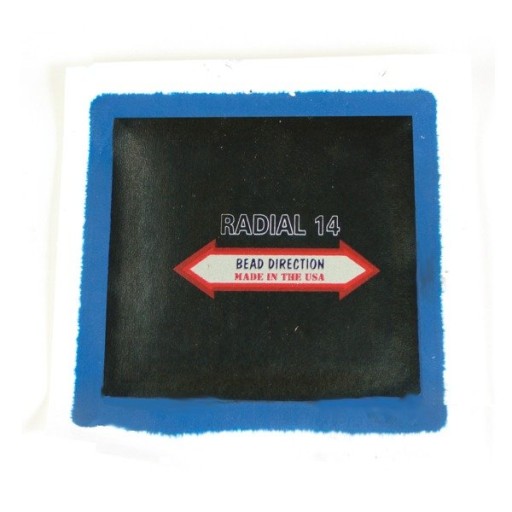 Vložka patch patch vulkanizácia oprava pre EURO pneu radiálne 1w 87x100mm