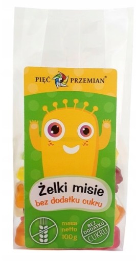 BEZLEPKU BEZ CUKRU JUMMY MEDVEDY 100G