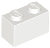 LEGO Brick Brick 1x2 White 3004 4613964 - 1 ks