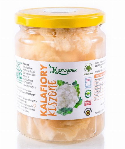 Nakladaný karfiol 300g Sznajder Zdravé kyslé uhorky