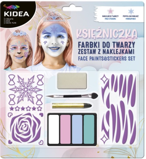 SET FACE PAINT PAINT NÁLEPKY TETOVACIE CENCILY MAKEUP FROST
