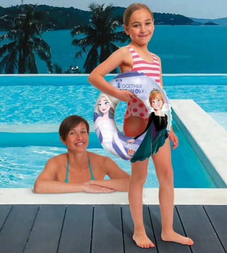 NAFUKOVACÍ PLÁVACÍ KRUH FROZEN ANNA A ELZA KOŁO 5247