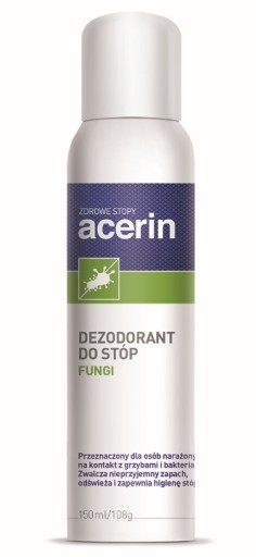 Acerin Fungi, dezodorant na nohy, proti plesniam, 150 ml