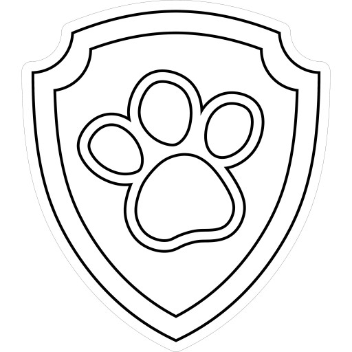 Vykrajovačka na sušienky s pečiatkou Veľká rozprávka Paw Patrol Odznak Paw 10cm
