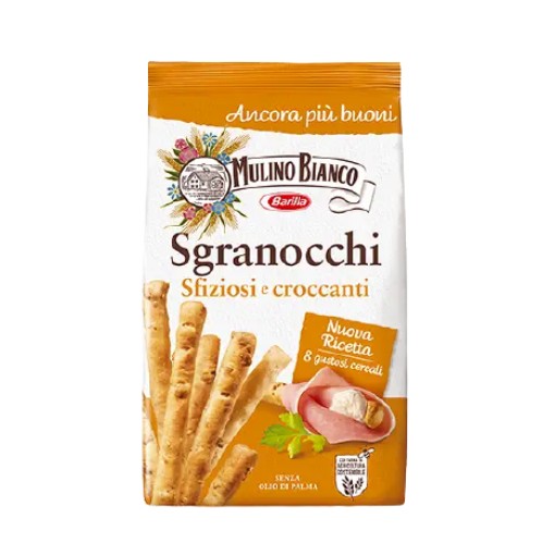 Mulino Bianco Sgranocchi Talianske tyčinky s 8 zrnami 210g