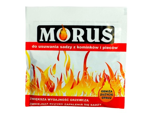 Bros Morus prášok na odstraňovanie sadzí z krbov 50g