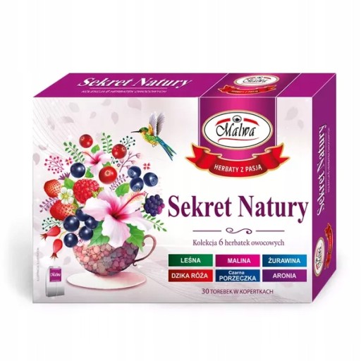 Malwa Secret of Nature Sada 6 ovocných čajov 60 g