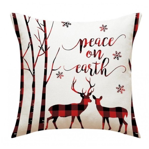 Obliečka na vankúš 45 x 45 cm vianočný motív BOHO POD123