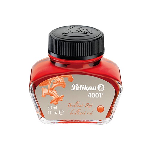 Pelikan atrament do pera 30 ml 4001 v červenej fľaštičke