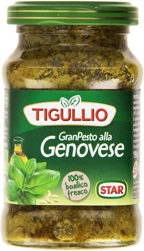 Bazalkové pesto s cesnakom 190g Tigullio