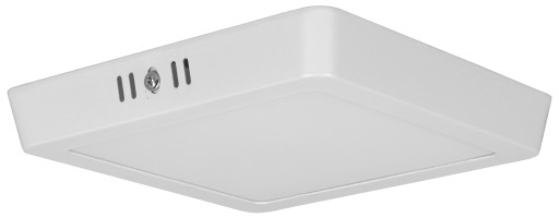 Prisadené LED panel 12W štvorcové 16x16cm stropné svietidlo, neutrálna farba