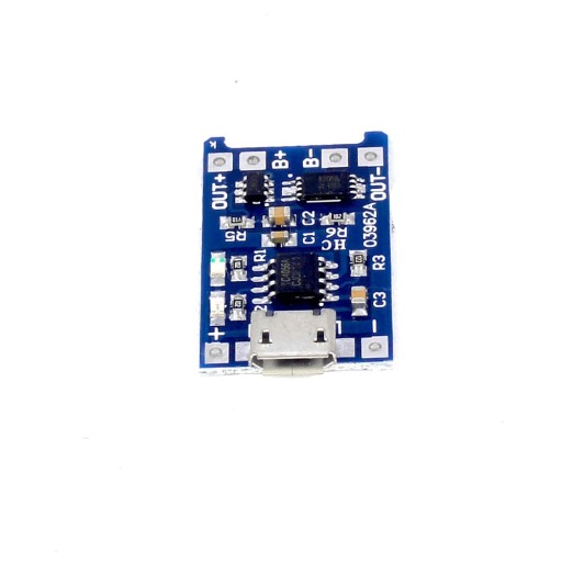 Li-ION TP4056 Micro USB USB konvertorová nabíjačka