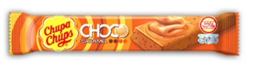 Chupa Chups Choco Snack Karamel