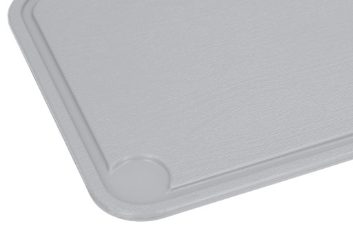 DOSKA NA KRAJENIE plast sivá 17x25,5 s rukoväťou kuchynská doska