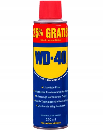 Odstraňovač hrdze Multifunkčný prípravok WD-40 250ML