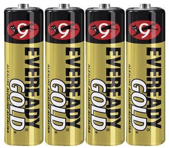 4x alkalická batéria Energizer EVEREADY GOLD AA LR6 R6