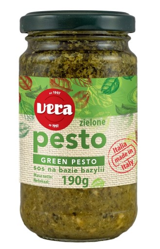 Zelené pesto Vera 190 g