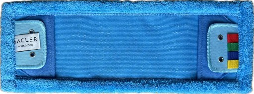 CLEANPRO PLOCHÝ MOP DUO MIKROVLÁKNO 40 cm UŠI A VRECKO 373157 MODRÁ